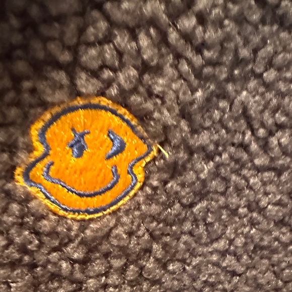 Dutch Bros Color-block Fleece Teddy Pullover with Pockets & 1/4 Snap Size Small - Picture 3 of 6